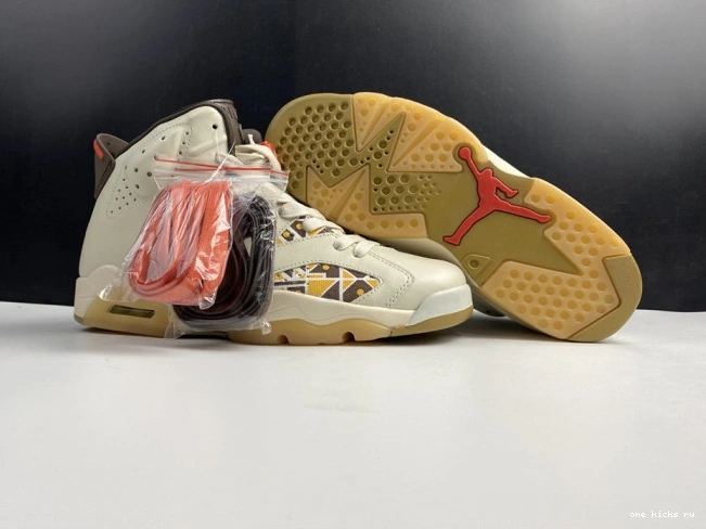 Chep Onekick Retro Jordan (2020) Quai54 Sail CZ4152-100 6 Brown AIR 0729